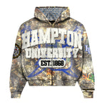Camouflage "Hampton University" Silk Infused Lifestyle Jacket