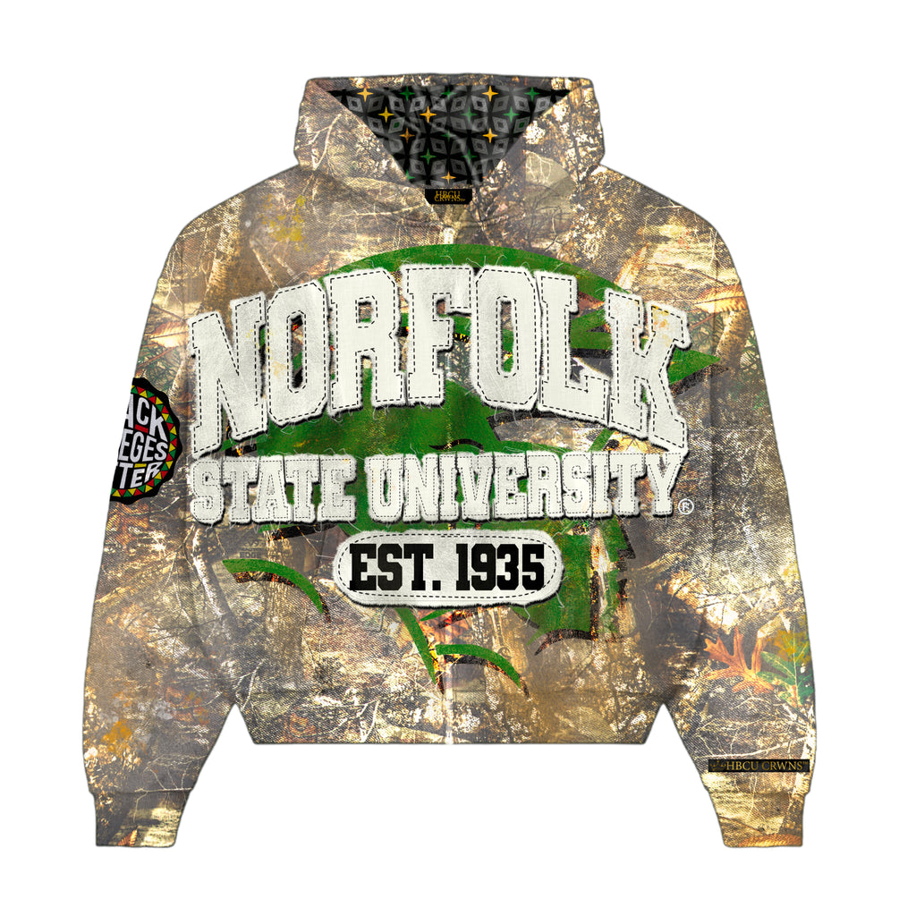 Camouflage Norfolk State University Silk Infused Lifestyle Jacket