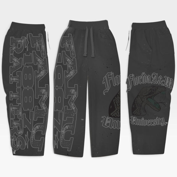 Black Florida A&M University Lifestyle Sweatpants