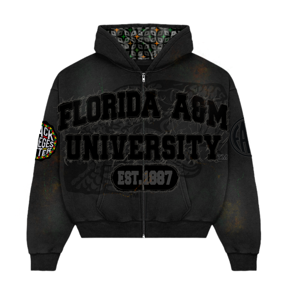 Black FAMU Silk Infused Lifestyle Jacket