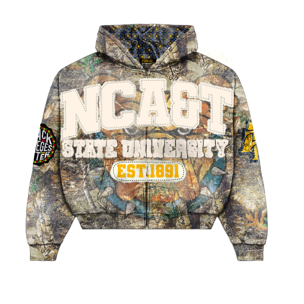 Camouflage "NCA&T" Silk Infused Lifestyle Jacket