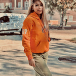 Orange One Rattler Could Change The World Silk Infused Hoodie