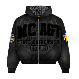 Black NCA&T State University Silk Infused Lifestyle Jacket