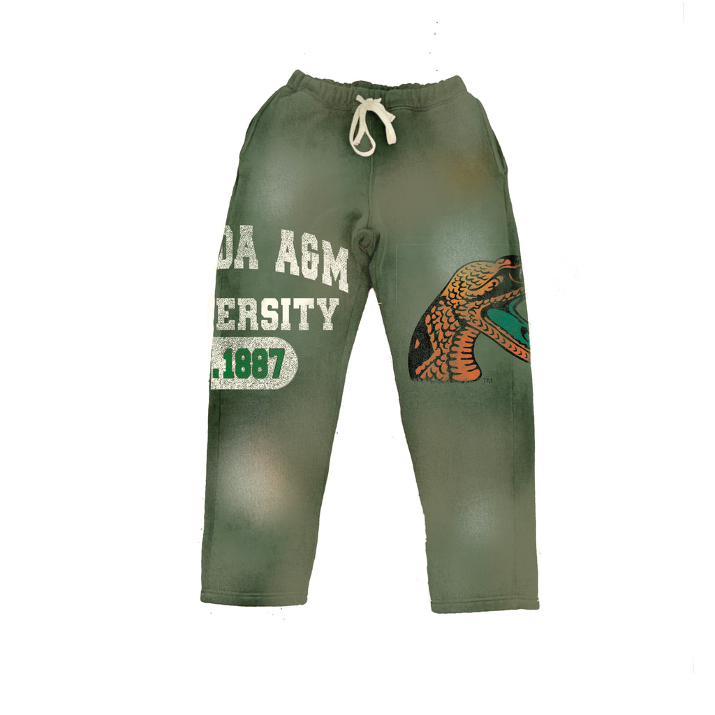 Green Florida A&M University Lifestyle Sweatpants