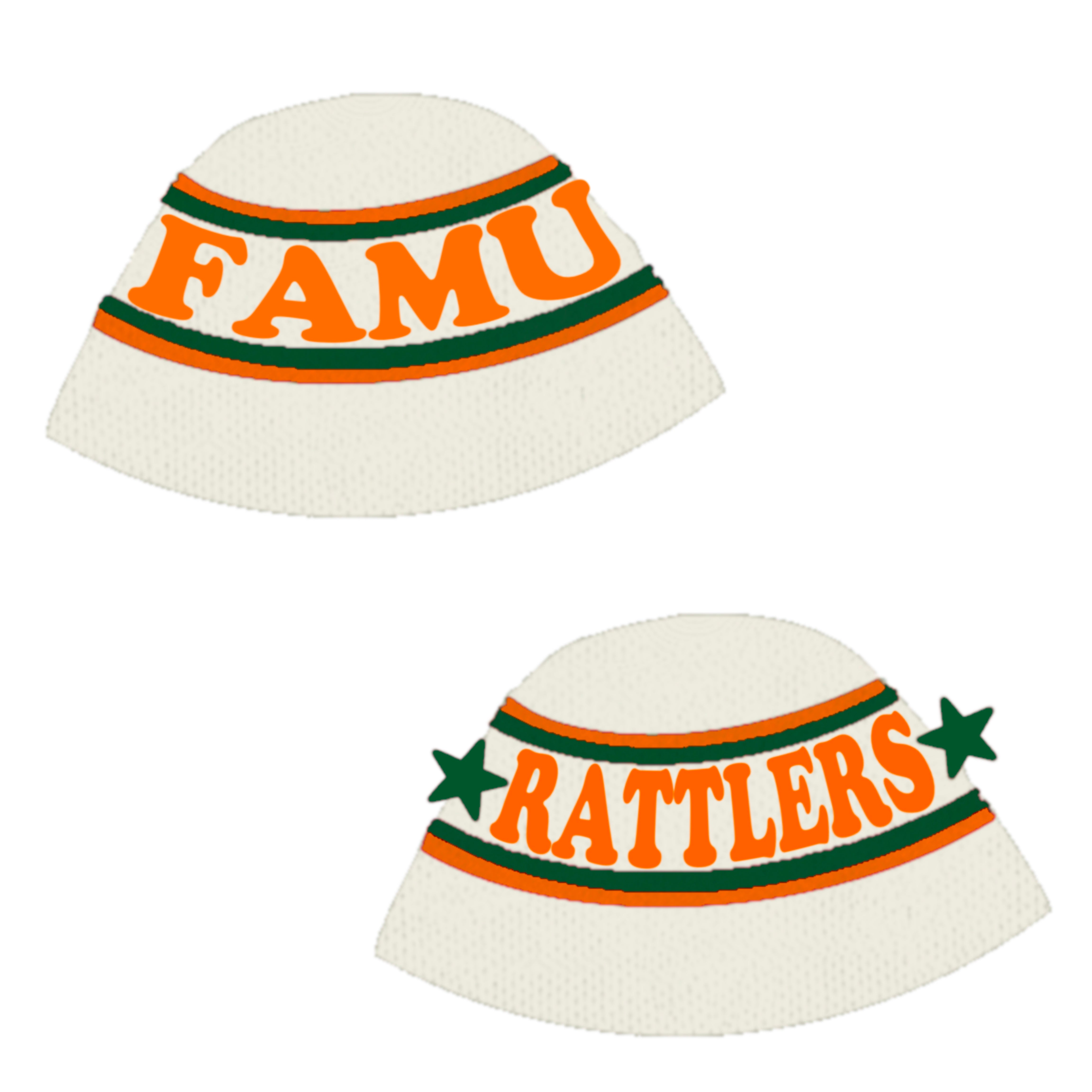 FAMU Rattlers Crochet Crwn