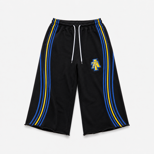 Black NCA&T SU Lifestyle SweatShorts