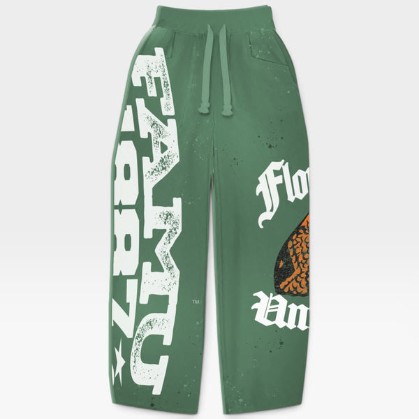 Green Florida A&M University Lifestyle Sweatpants