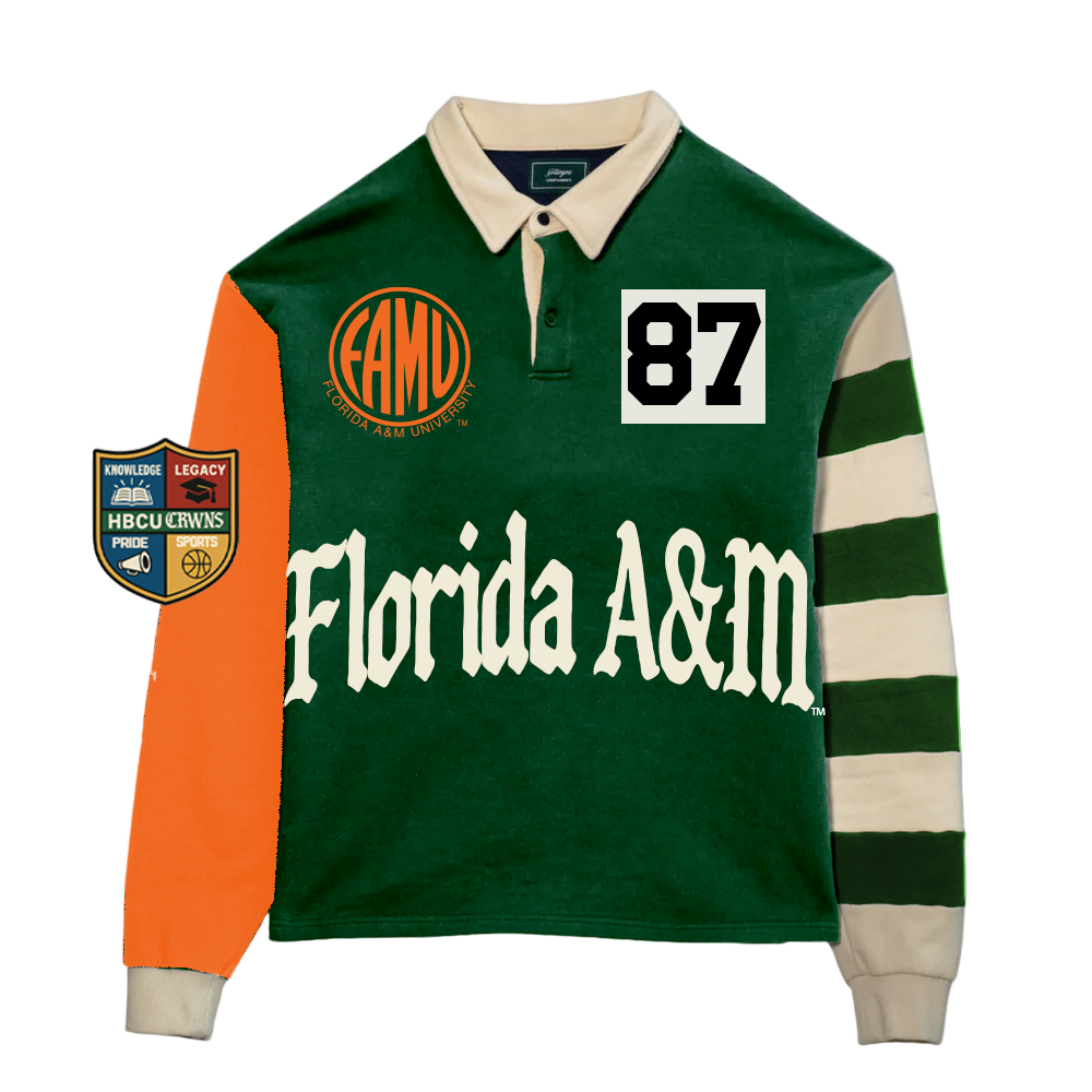 Florida A&M University Long Sleeve "Rugby" Polo