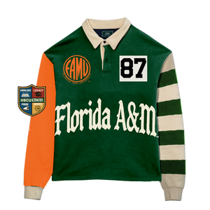 Florida A&M University Long Sleeve "Rugby" Polo