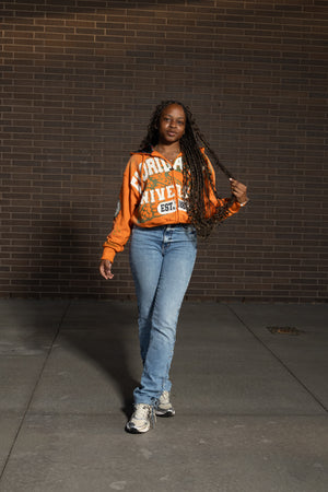 Orange Florida A&M University Silk Infused Lifestyle Jacket