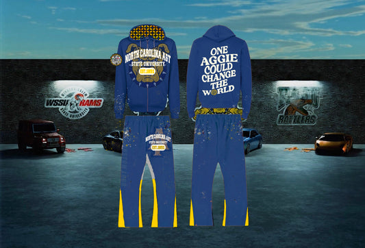 North Carolina A&T Silk Infused Lifestyle TrackSuit