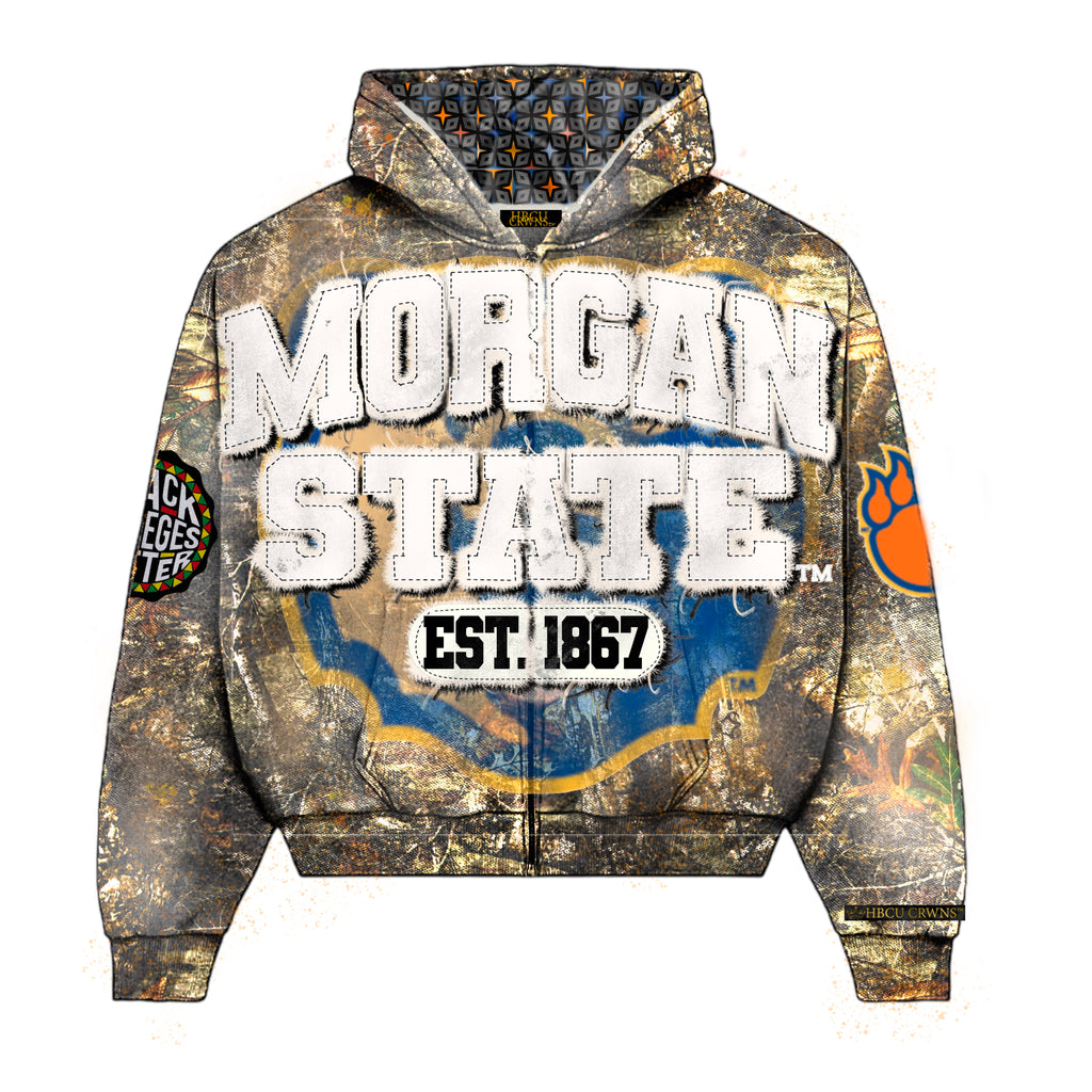 Camouflage "Morgan State University" Silk Infused Lifestyle Jacket