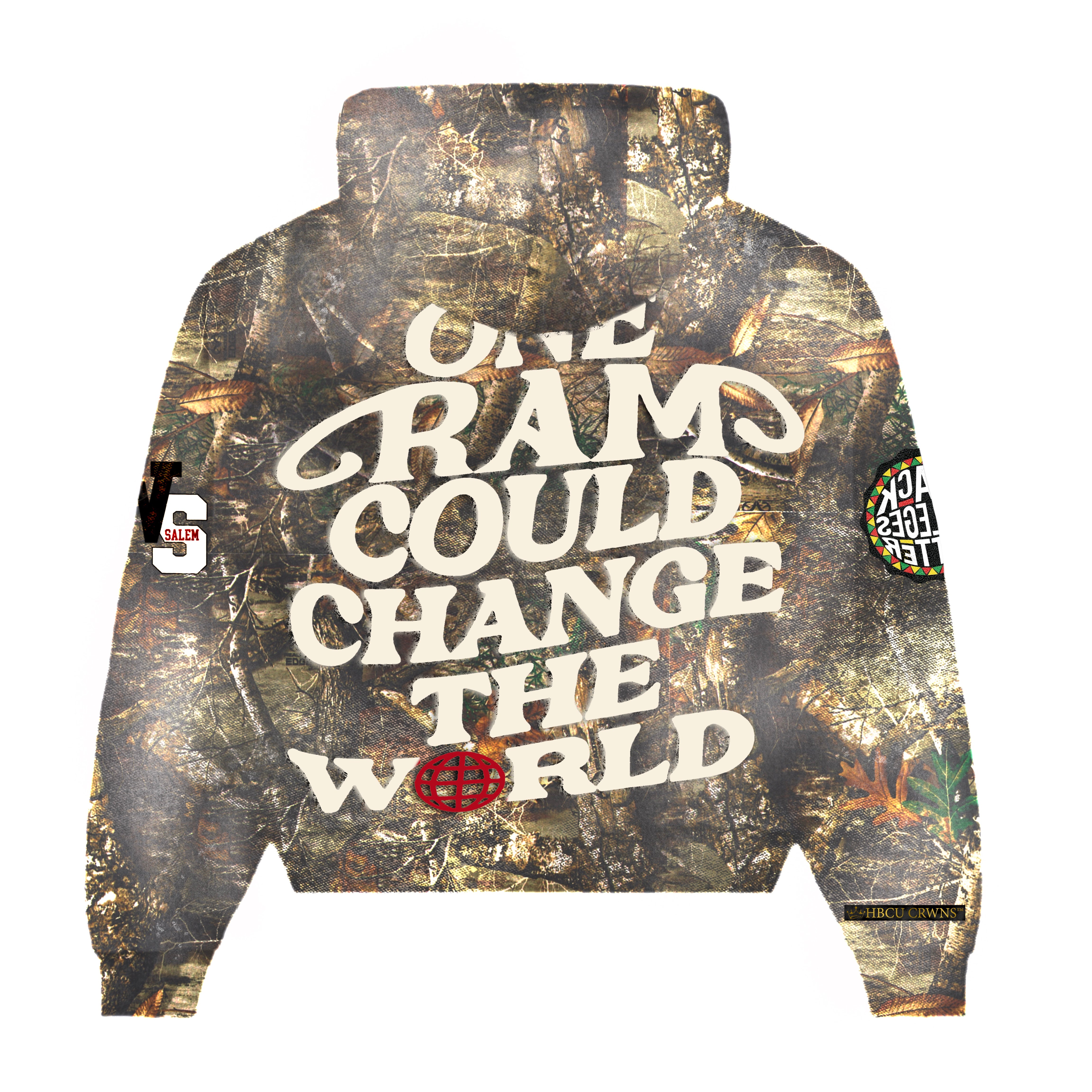 Camouflage "Winston-Salem State University" Silk Infused Lifestyle Jacket