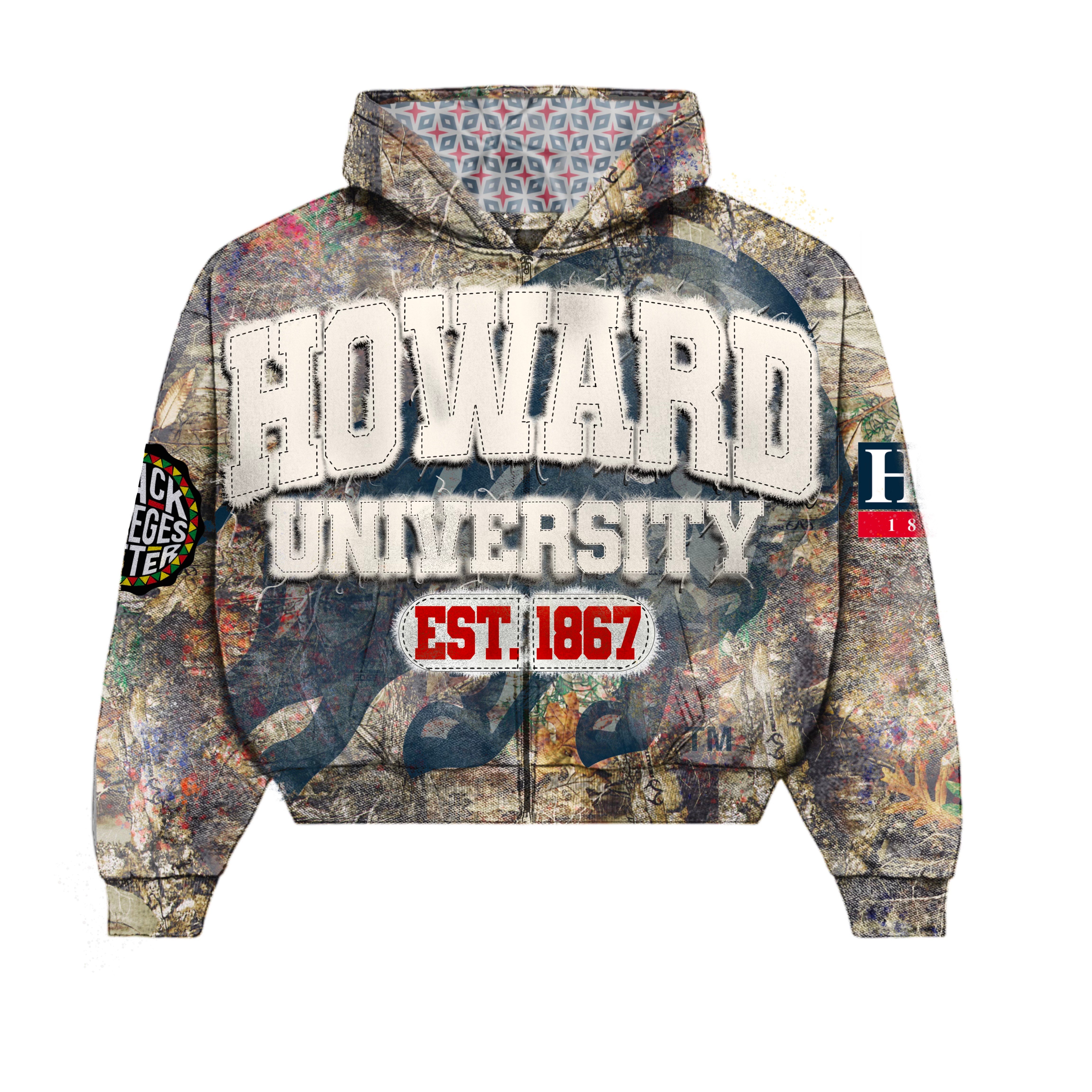 Camouflage "Howard University" Silk Infused Lifestyle Jacket