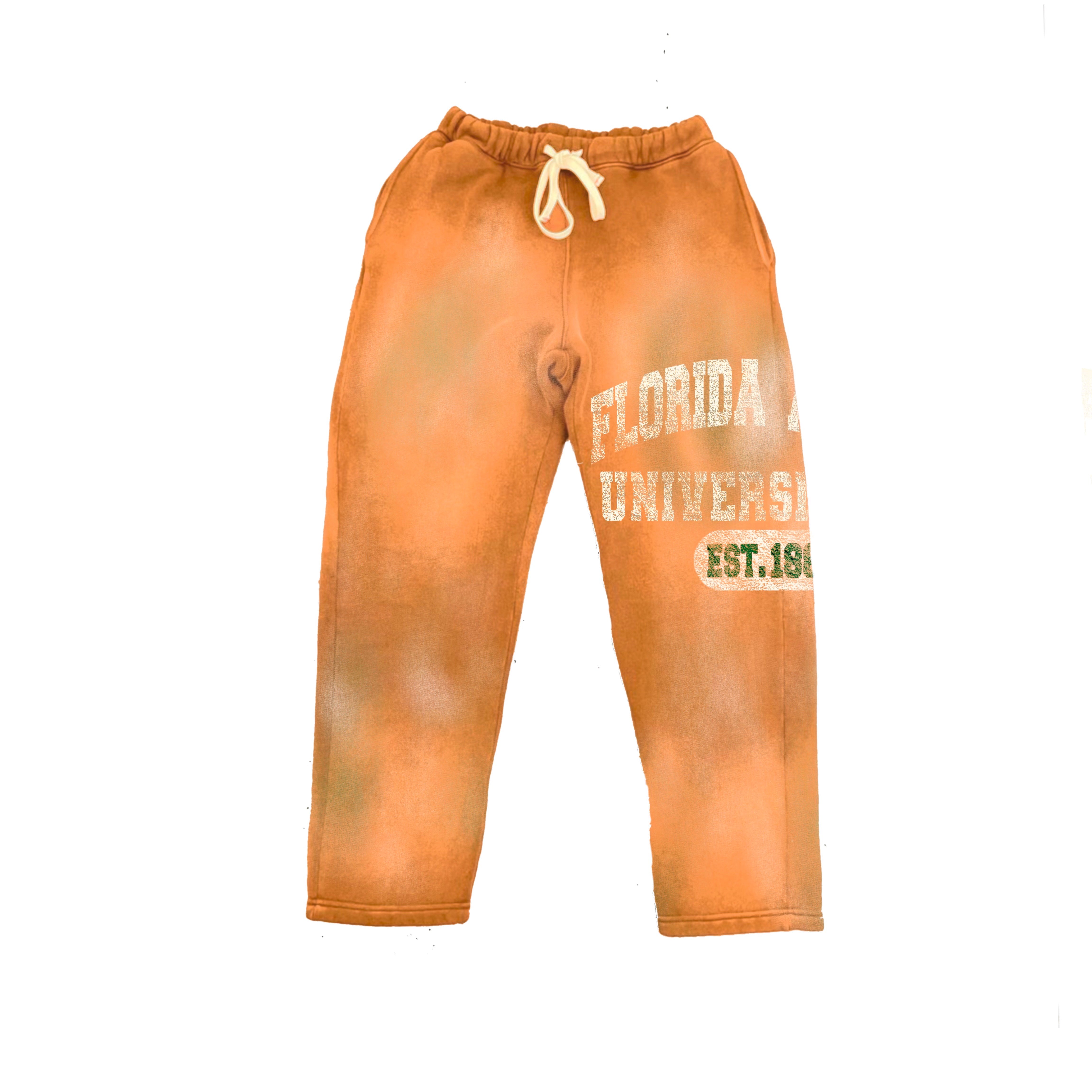 Orange Florida A&M University Lifestyle Sweatpants