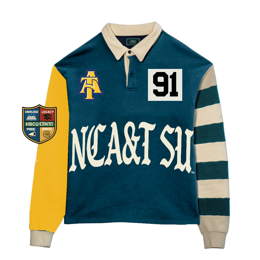 NCA&T SU LongSleeve "Rugby" Polo