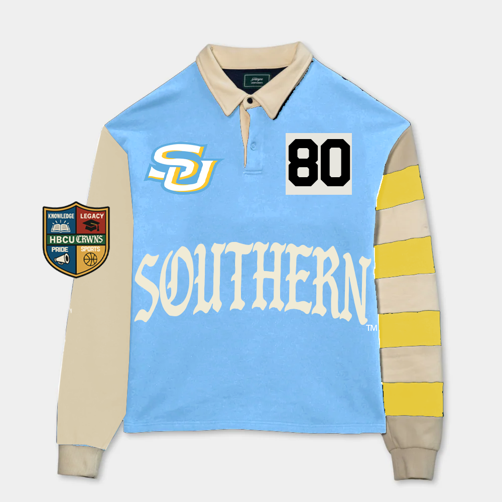 Southern University Long Sleeve "Rugby" Polo