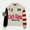 Clark Atlanta University Long Sleeve "Rugby" Polo