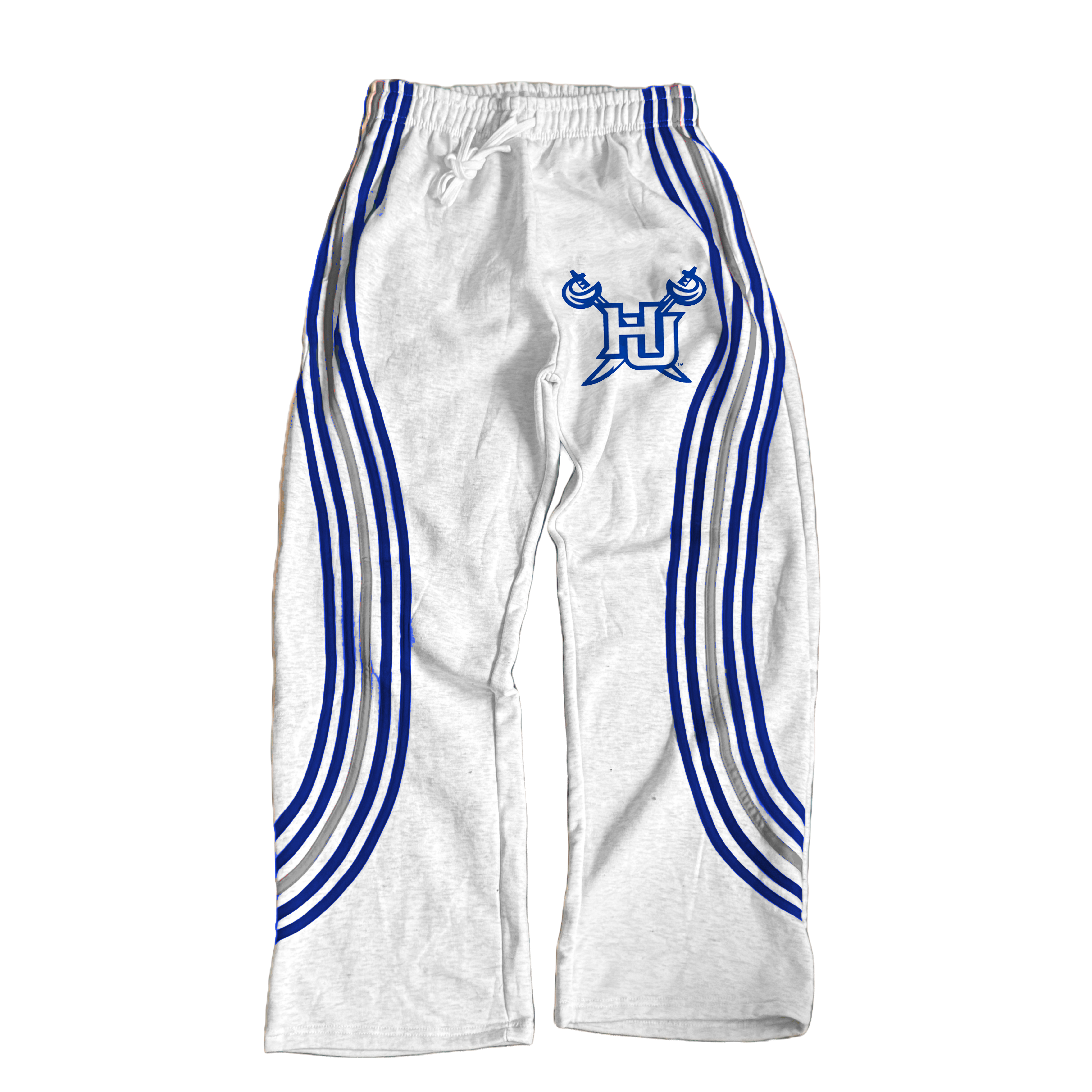 Hampton University Striped Sweatpants