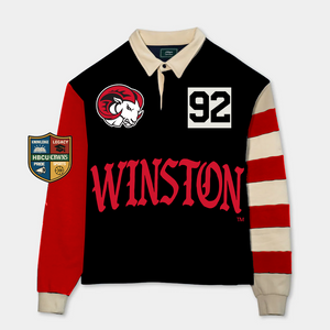 Winston-Salem State University Long Sleeve "Rugby" Polo