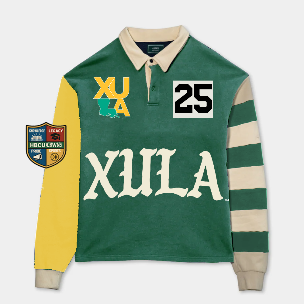Xavier University of Louisiana Long Sleeve "Rugby" Polo