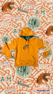 Orange One Rattler Could Change The World Silk Infused Hoodie